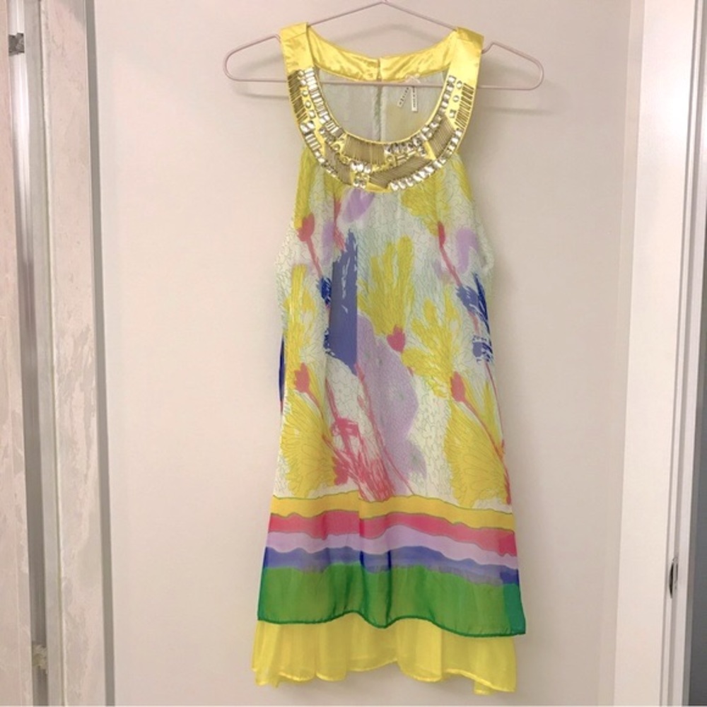 Flowy Trapeze Chiffon Halter Dress